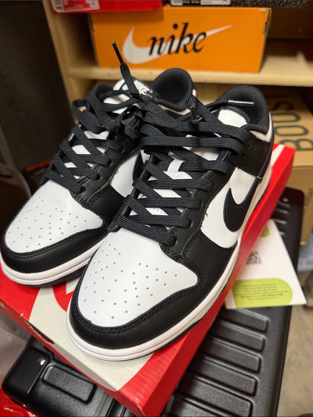 Brand New Nike Dunk Panda-Black and White Low-Top Sneakers